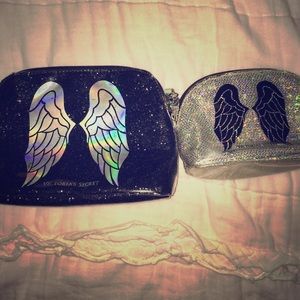 Victoria’s Secret Angel wings makeup cosmetic bags